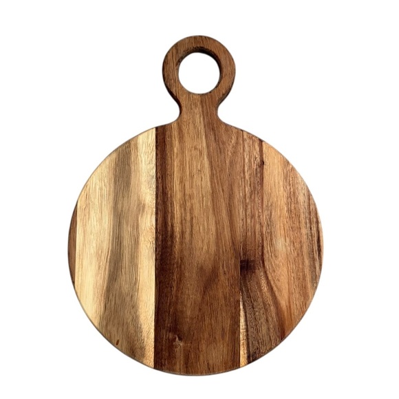 Rustic Round Wood Cutting Board - Picture 2 of 6